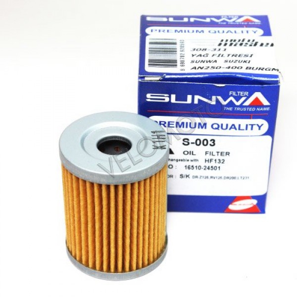 suzukı an 250 400 burgman sunwa yağ filtresi hf132