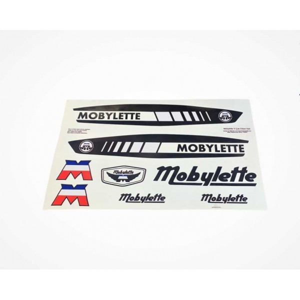 mobylette sticker etiket seti model 1