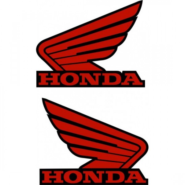 honda cbf honda kanatlı logo etıket takım