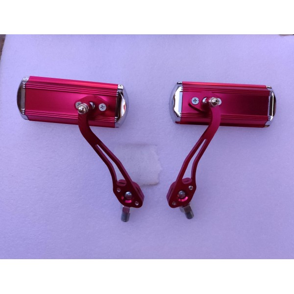 MODIFIYE AYNA  CHOPPER-CG-CUB MODİFİYE PEMBE 10 MM KISA MODEL