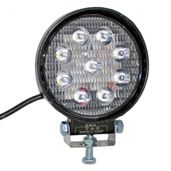 MOTOSIKLET ATV 12V 80V SİS FARI 9 LED YUVARLAK TİP BEYAZ IŞIK