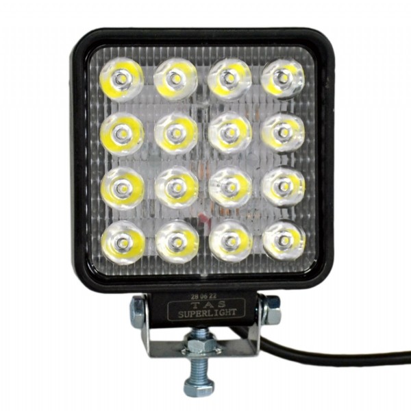 MOTOSIKLET ATV 12V 80V SİS FARI 16 LED KARE TİP BEYAZ IŞIK