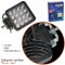 MOTOSIKLET ATV 12V 80V SİS FARI 16 LED KARE TİP BEYAZ IŞIK